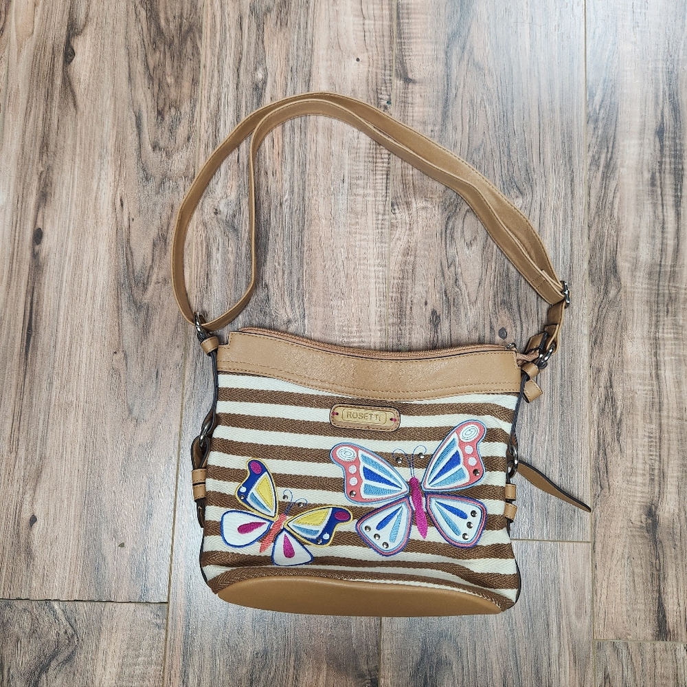 Rosetti brown & white Purse